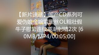 【新片速遞】国产CD系列可爱伪娘金婉萱黑丝OL粗壮假牛子慰菊连续高潮射精2次 [60MB/MP4/00:05:00]