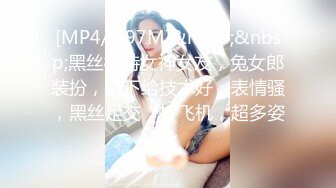 [MP4/ 497M]&nbsp;&nbsp;黑丝模特女神女友，兔女郎装扮，趴下给技术好，表情骚，黑丝足交，打飞机，超多姿势